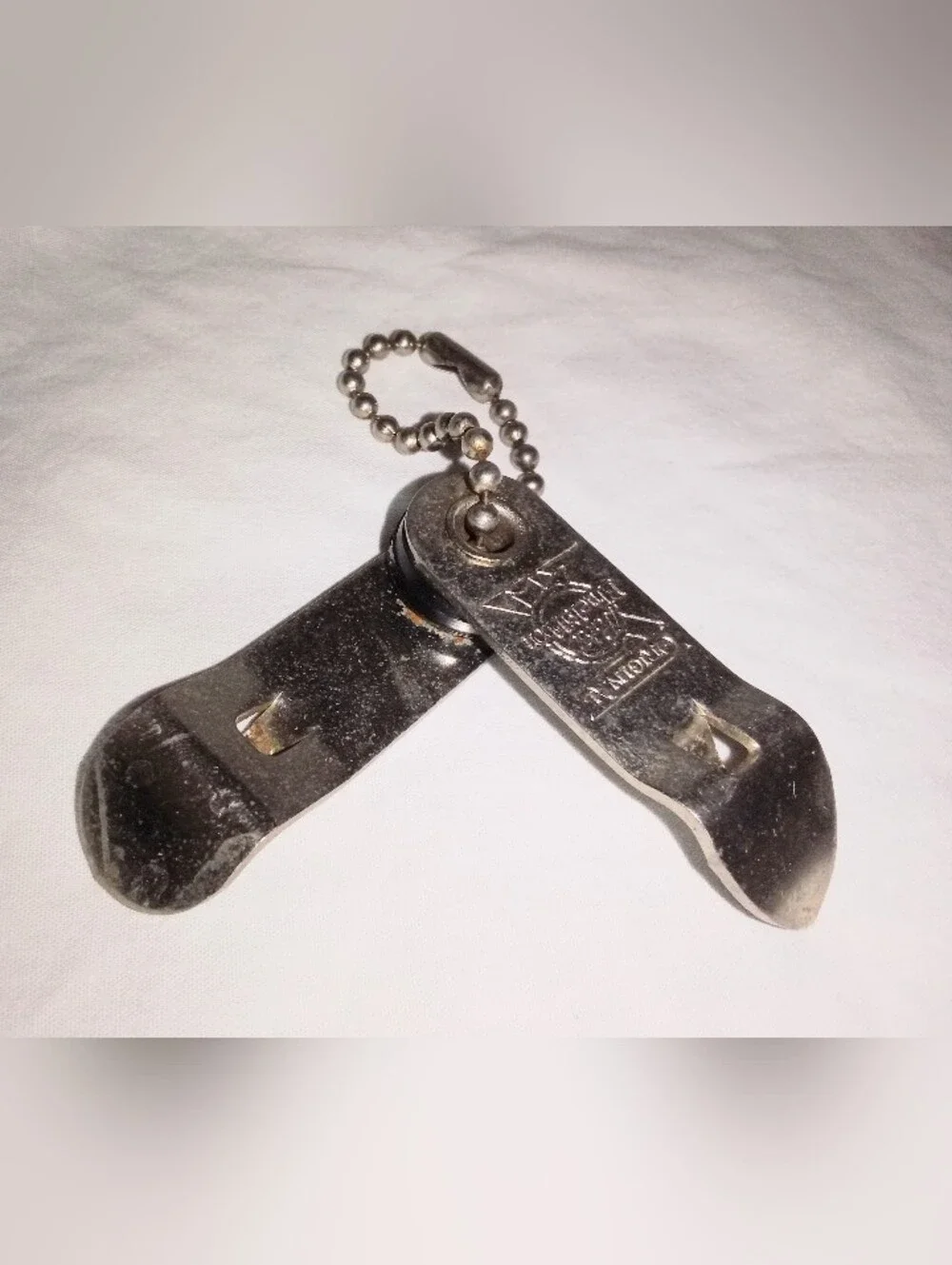 Vintage Pabst Blue Ribbon Beer Bottle And Can Openers Keychain Retro Boho
